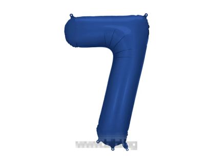 Фолио цифра 7 цвят Нави / Satin Navy blue