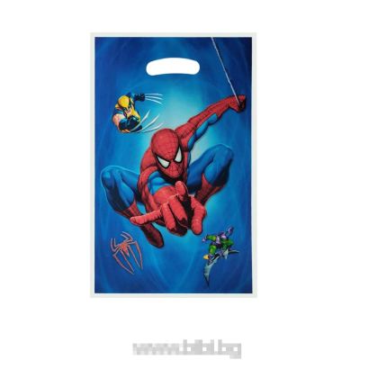 Парти торбички за лакомства Спайдърмен / Spiderman - 10 броя