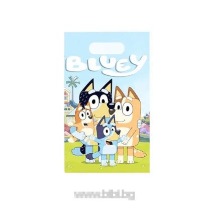Парти торбички за лакомства Блуи и Бинго / Bluey & Bingo - 10 броя