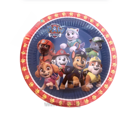 Парти чинийки Пес патрул /  Paw Patrol -10 броя