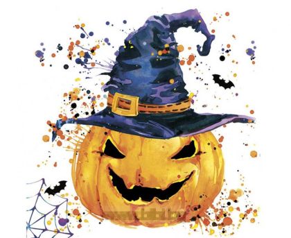 Салфетки с Тиква - Хелоуин / Halloween 