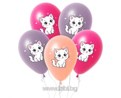 Латексови балони с Коте / Cat