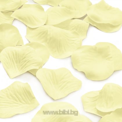 Листенца от рози свят Крем / Cream - 100 броя