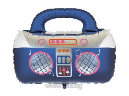 Фолиев балон Касетофон Boombox / Disco party
