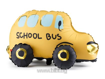 Стоящ фолиев балон Училищен автобус / School Bus