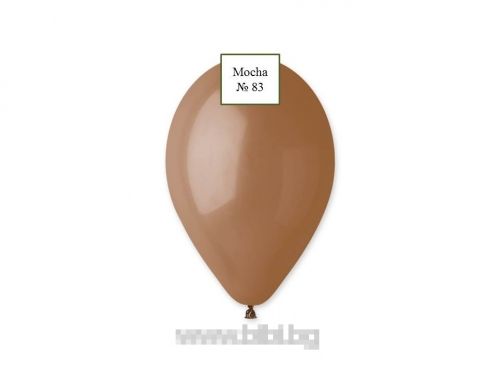 Латексов балон Mocha №83 -20 бр./пак.