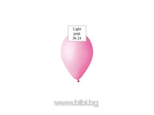 Латексов балон Рink №24 -20 бр./пак.