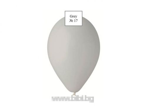 Латексов балон Grey №17/ 26 см.-100 бр./пак