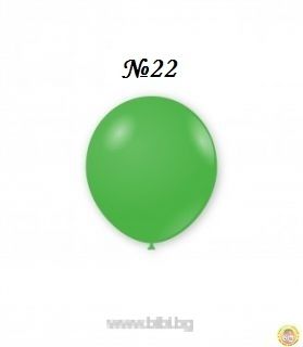 Латексов балон Green №22 /12 см-100 бр./пак.