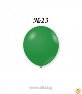 Латексов балон Green №13/013 -  12 см. -100 бр./пак.