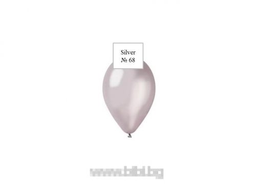 Латексов балон Silver №68 - 10 бр./пак