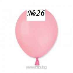 Латексов балон Рink №26 /006 - 12см.-100 бр./пак.