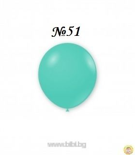Латексов балон Aquamarine №51/050 - 12 см-10 бр./пак.