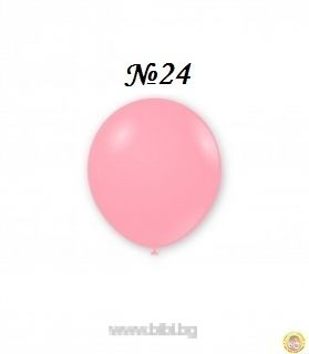 Латексов балон Рink/Светло розов №24/057- 12 см -10 бр./пак