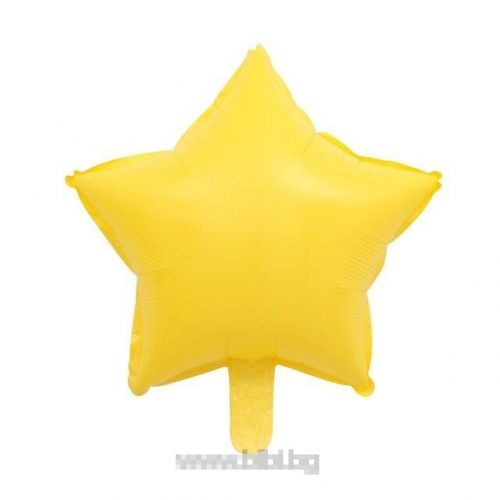 Балон Звезда "Жълт макарон"
