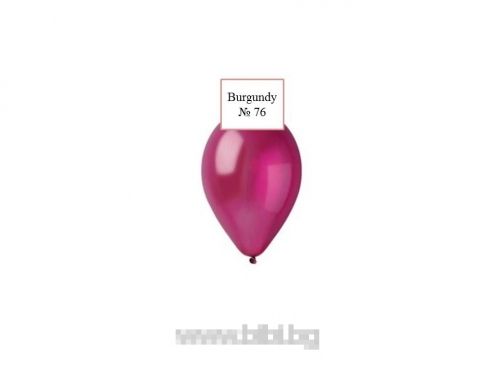 Латексов балон Burgundy №76/30 см -с хелий 1 бр