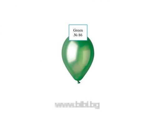Латексов балон Green №86/30 см- с хелий 1 бр.