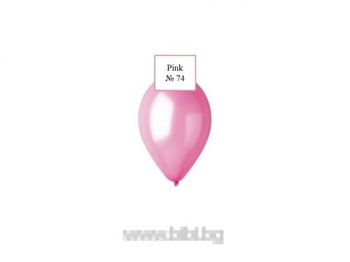Латексов балон Рink №74 /30 см - с хелий 1 бр.