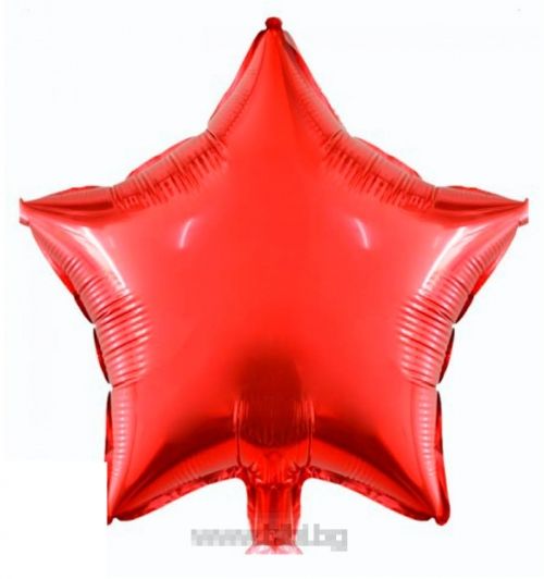 Балон Червена Звезда-с хелий 1 бр.