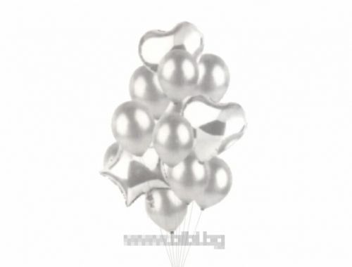 К-кт Silver 10 бр. балони с хелий 
