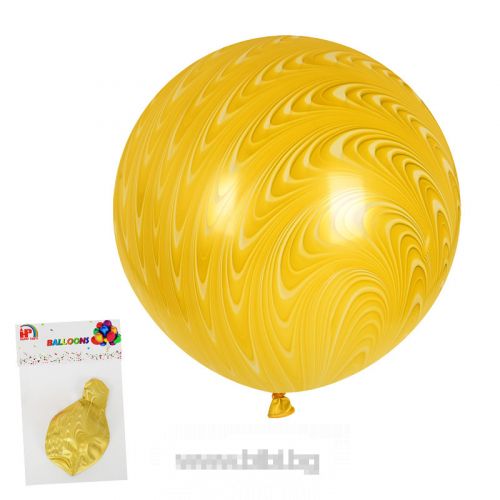 Голям балон Паун златен