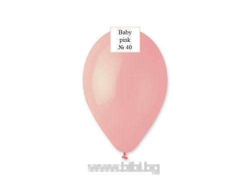 Латексов балон Baby pink №40/073 - 30 см. -100 бр./пак.