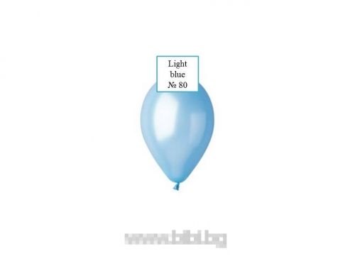 Латексов балон Light blue №80/ 035 - 30 см -100 бр./пак.