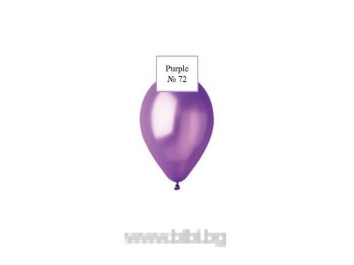 Латексов балон Purple №72/034 - 30 см - 100 бр./пак