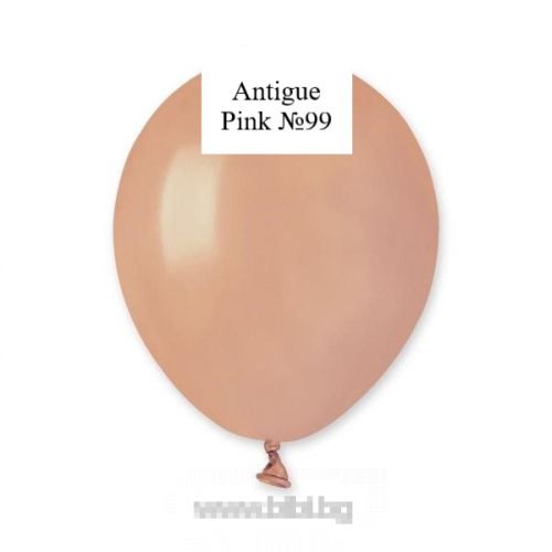 Латексов балон  Antique Pink № 99/099 -  12 см. -100 бр.