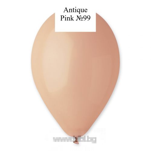 Латексов балон  Antique Pink № 99/099 - 25 см.-100 бр.