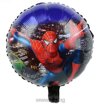 Фолио балон Спайдърмен-кръг с хелий