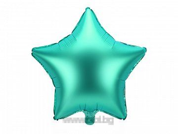 Фолио балон Звезда Зелен мат с хелий