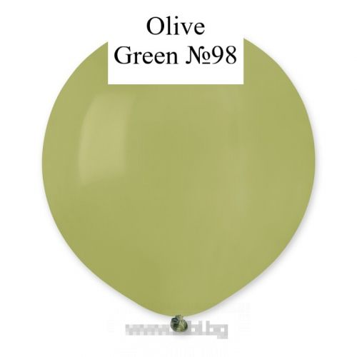 Латексов балон G30 Olive green №98/098 -  80 см - 1 бр.
