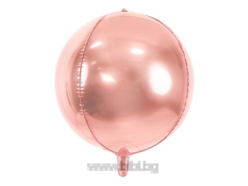 Балон "Сфера" Розово злато