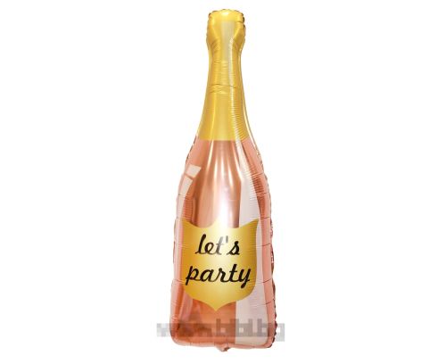 Фолио балон шампанско Let's party