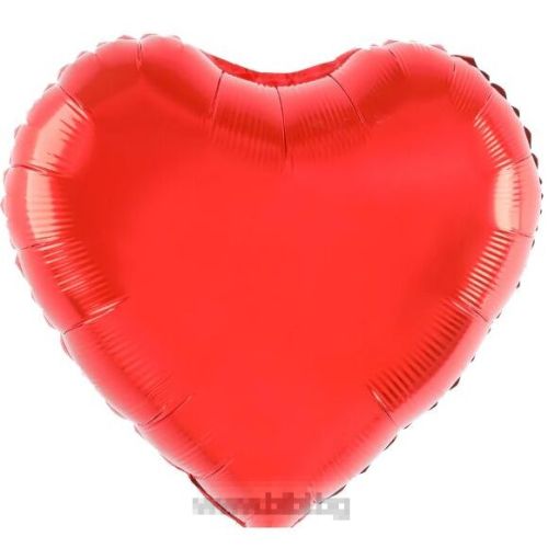 Фолио балон Сърце Червено - 80 см