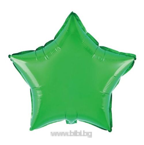 Балон звезда Зелена с хелий