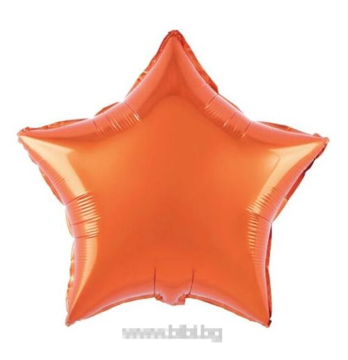 Балон звезда Оранжева с хелий