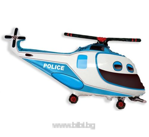 Фолио балон Полицейски хеликоптер с хелий