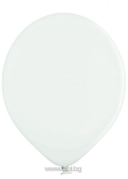 Латексов балон цвят Бял /002/ - 30 см.