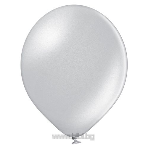 Латексов балон цвят Silver / Сребто металик 30 см.- 100 бр.