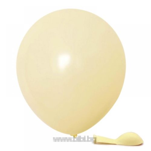Латексов балон Макарон цвят Жълт /Горчица/27 см-100 бр/пак
