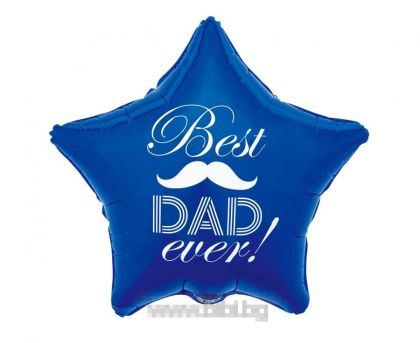 Фолио балон звезда Best Dad ever!