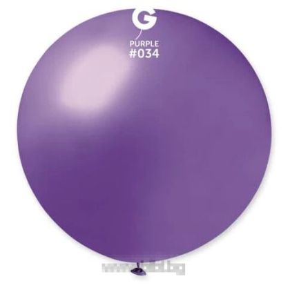 Латексов балон Purple №72/034 - 38 см - 1 бр.