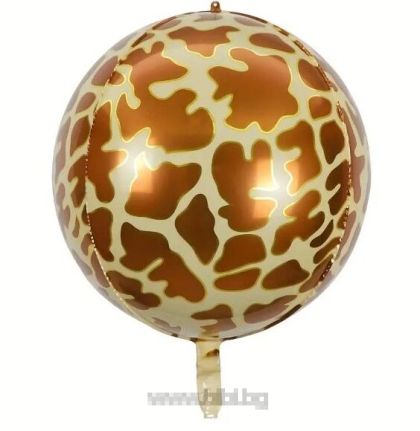 Фолио балон топка/ Сфера шарка Жираф