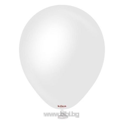 Kalisan Opaque Satin Snow White 5" - 50 бр./пак