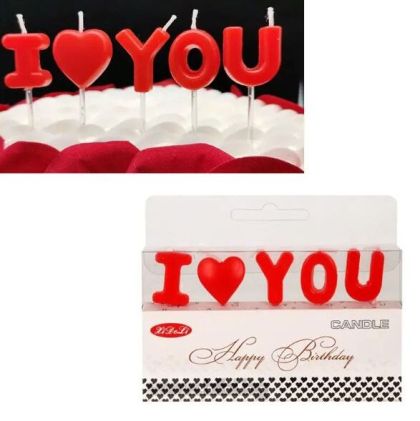 Свещички I Love Yоu