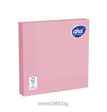 Парти салфетки цвят Светло розово / Light pink