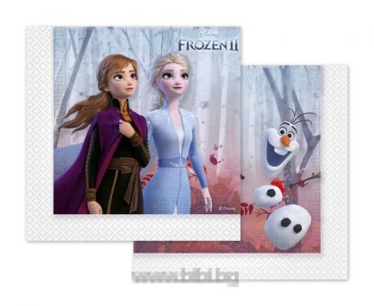 Луксозни парти салфетки Frozen / Замръзналото кралство
