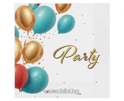 Парти салфетки с надпис Party